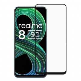 Realme 8 5G Black Edge Tempered Glass Screen Protector