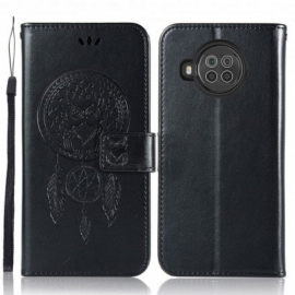 Κάλυμμα Xiaomi Mi 10T Lite / Redmi Note 9 Pro 5G Δερμάτινο Εφέ Dreamcatcher Owl