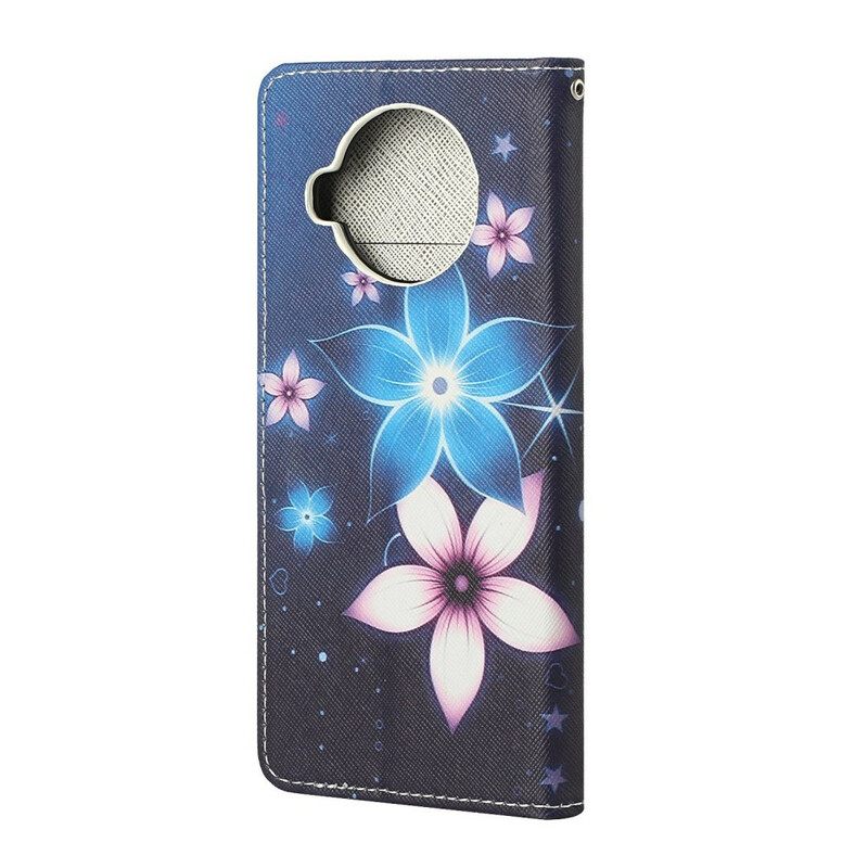 Κάλυμμα Xiaomi Mi 10T Lite / Redmi Note 9 Pro 5G με κορδονι Lunar Strap Flowers