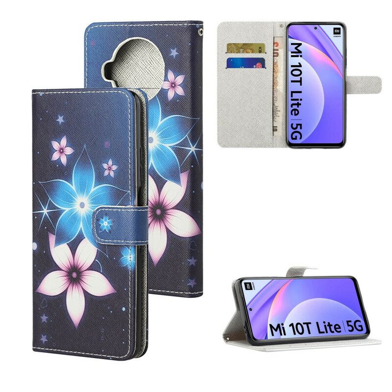 Κάλυμμα Xiaomi Mi 10T Lite / Redmi Note 9 Pro 5G με κορδονι Lunar Strap Flowers