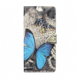 Κάλυμμα Xiaomi Mi 10T Lite / Redmi Note 9 Pro 5G Μπλε Πεταλούδα