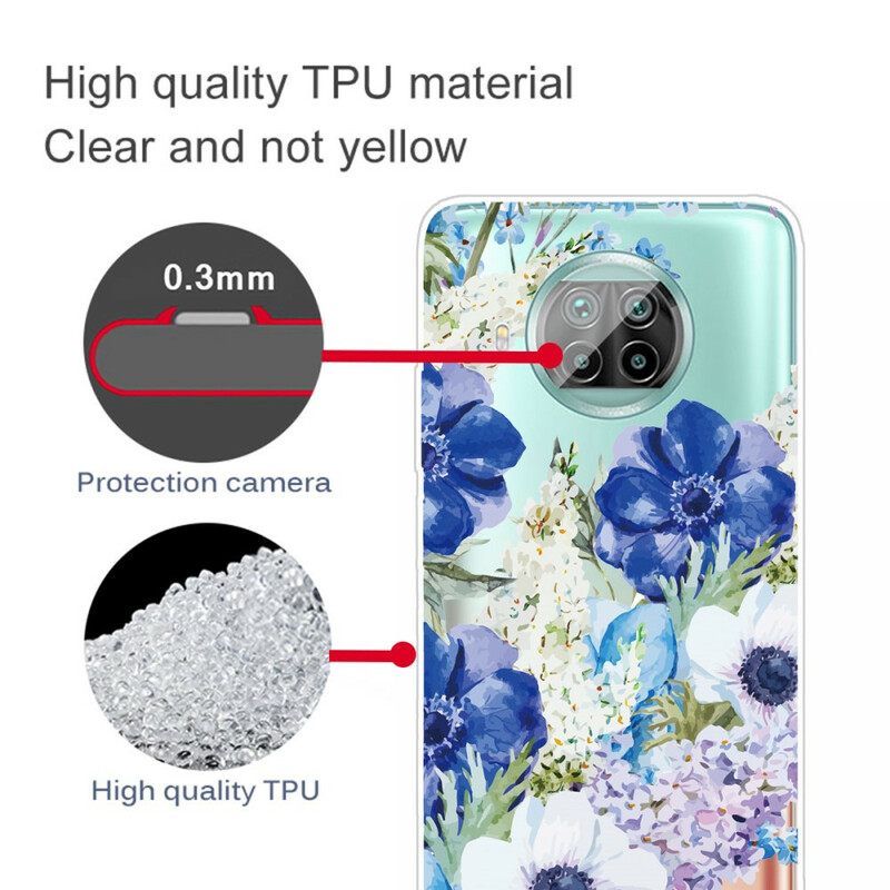 θηκη κινητου Xiaomi Mi 10T Lite / Redmi Note 9 Pro 5G Ακουαρέλα Λουλούδια