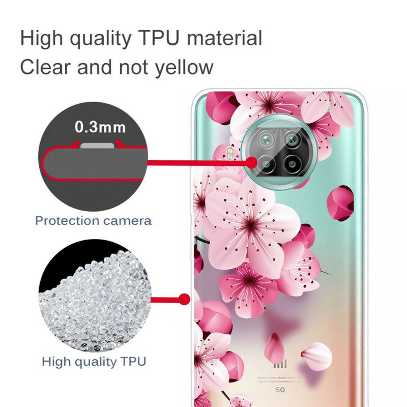Θήκη Xiaomi Mi 10T Lite / Redmi Note 9 Pro 5G Μικρά Ροζ Λουλούδια