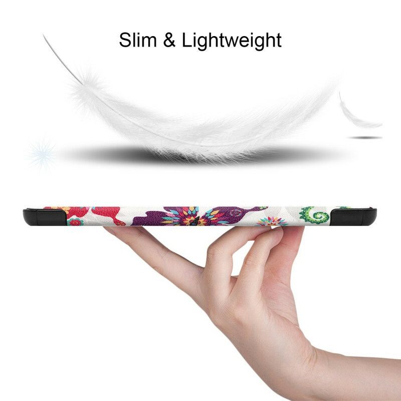 θηκη κινητου Samsung Galaxy Tab S8 Plus / Tab S7 Plus Βελτιωμένες Πεταλούδες Και Λουλούδια
