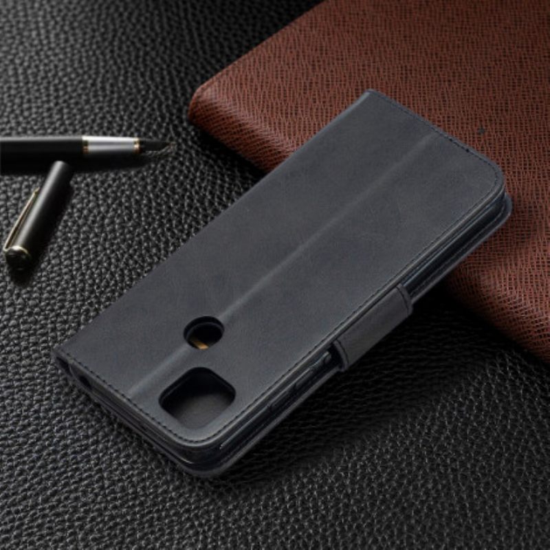 Κάλυμμα Xiaomi Redmi 9C Θήκη Flip Λείο Λοξό Πτερύγιο