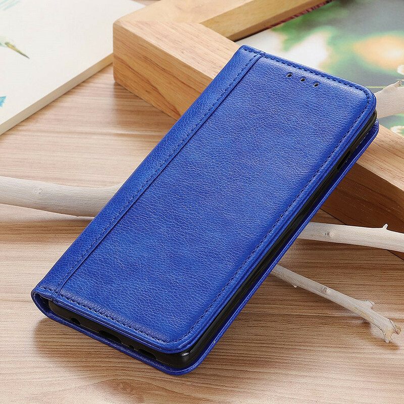 θηκη κινητου Xiaomi Redmi 9C Θήκη Flip Γούρι Litchi Split Leather