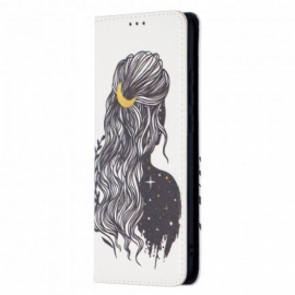 θηκη κινητου Xiaomi Redmi 9C Θήκη Flip Όμορφα Μαλλιά