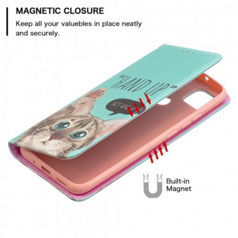 θηκη κινητου Xiaomi Redmi 9C Θήκη Flip Χέρι Ψηλά