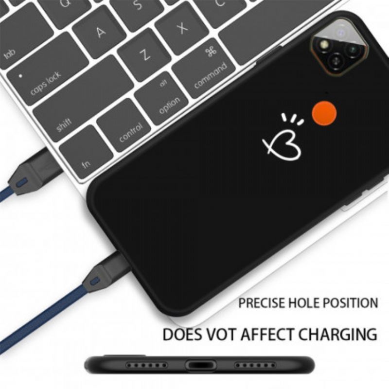 Θήκη Xiaomi Redmi 9C Καρδιά Που Χτυπά Από Σιλικόνη