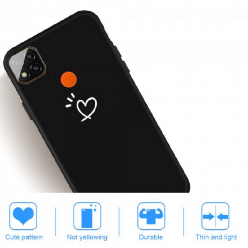 Θήκη Xiaomi Redmi 9C Καρδιά Που Χτυπά Από Σιλικόνη