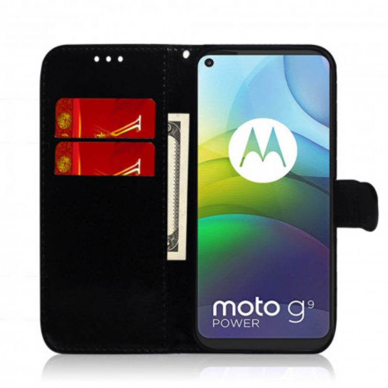 δερματινη θηκη Moto G9 Power Κάλυμμα Καθρέφτη Από Συνθετικό Δέρμα