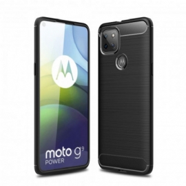 Θήκη Moto G9 Power Βουρτσισμένη Ίνα Άνθρακα