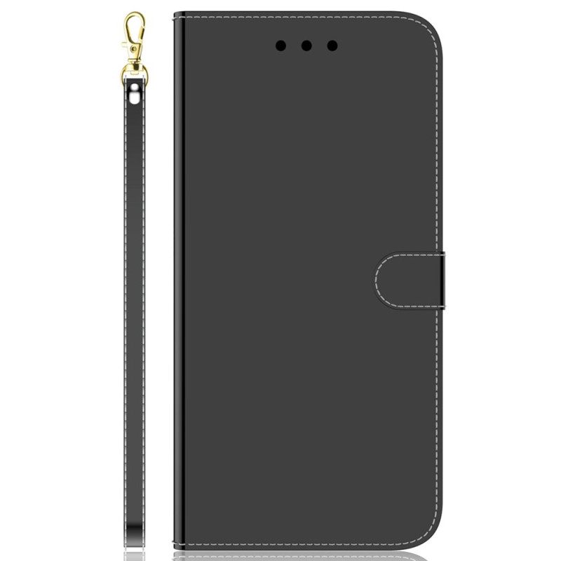 Κάλυμμα Realme C31 Σε Faux Leather Με Λουράκι