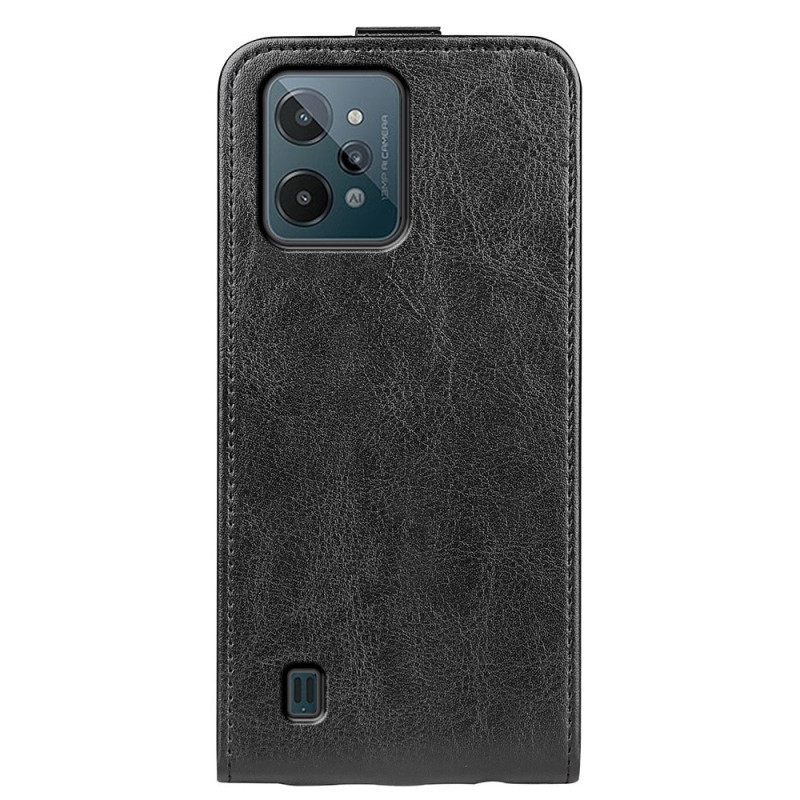 Κάλυμμα Realme C31 Θήκη Flip Κάθετο Πτερύγιο Με Εφέ Δέρματος
