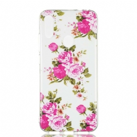 θηκη κινητου Xiaomi Redmi Note 7 Fluorescent Liberty Flowers