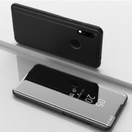 θηκη κινητου Xiaomi Redmi Note 7 Καθρέφτης Και Συνθετικό Δέρμα