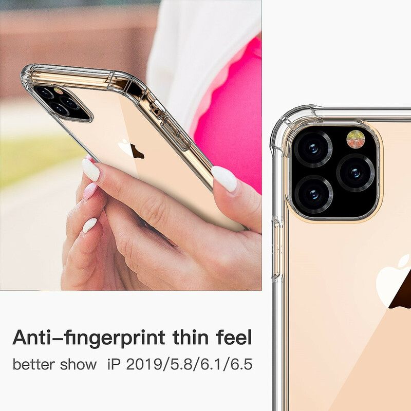 Θήκη iPhone 11 Pro Max Διαφανής Σχεδιασμός Leeu