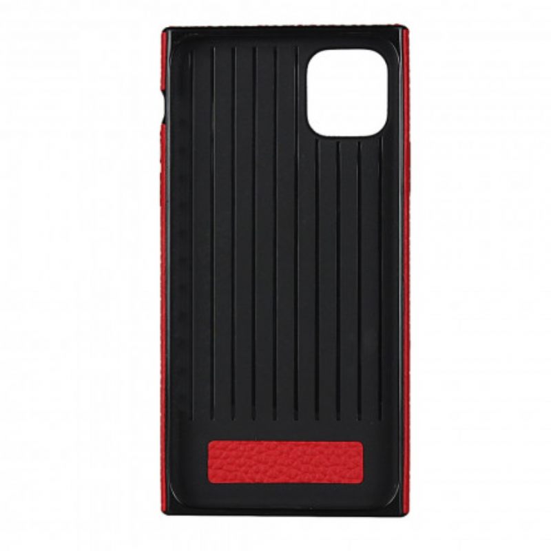 θηκη κινητου iPhone 11 Pro Max Γνήσιο Δέρμα Litchi Με Λουράκι
