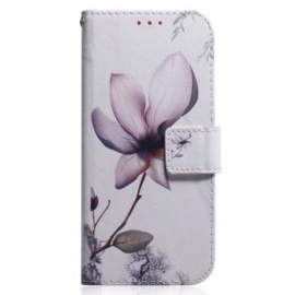 Κάλυμμα Xiaomi Redmi Note 12 5G με κορδονι Αρχαίο Λουλούδι Λουριού