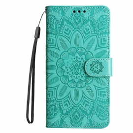 Κάλυμμα Xiaomi Redmi Note 12 5G με κορδονι Διακόσμηση Mandala Με Λουράκι