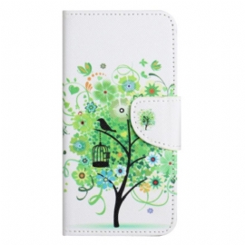 Κάλυμμα Xiaomi Redmi Note 12 5G με κορδονι Πράσινο Φύλλωμα Strap Tree