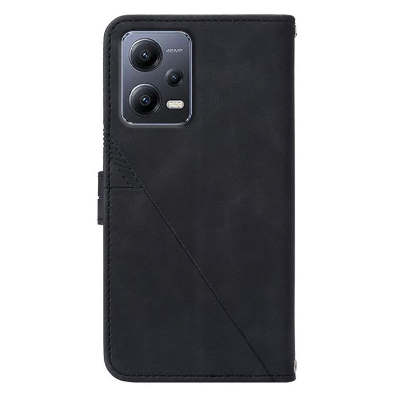 Κάλυμμα Xiaomi Redmi Note 12 5G με κορδονι Τρίγωνα Με Λουράκι