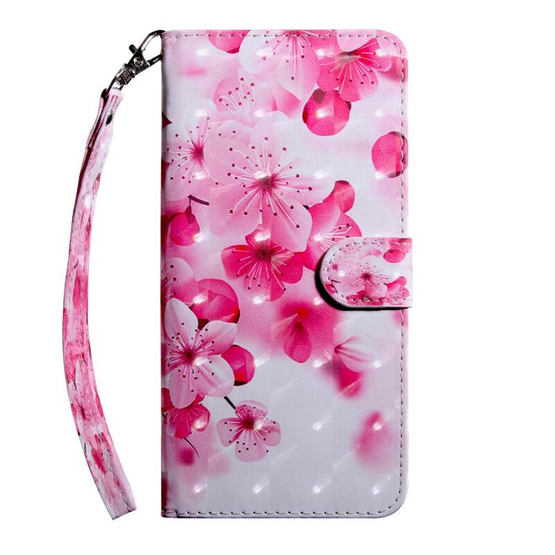 Κάλυμμα Xiaomi Redmi Note 8 Εκθαμβωτικά Ροζ Λουλούδια