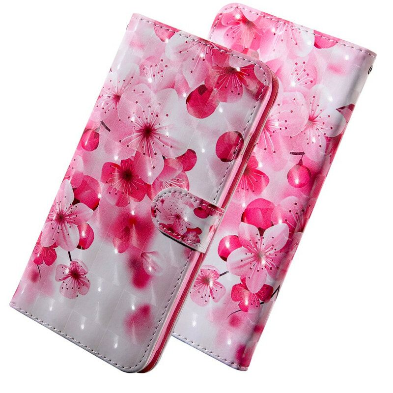 Κάλυμμα Xiaomi Redmi Note 8 Εκθαμβωτικά Ροζ Λουλούδια