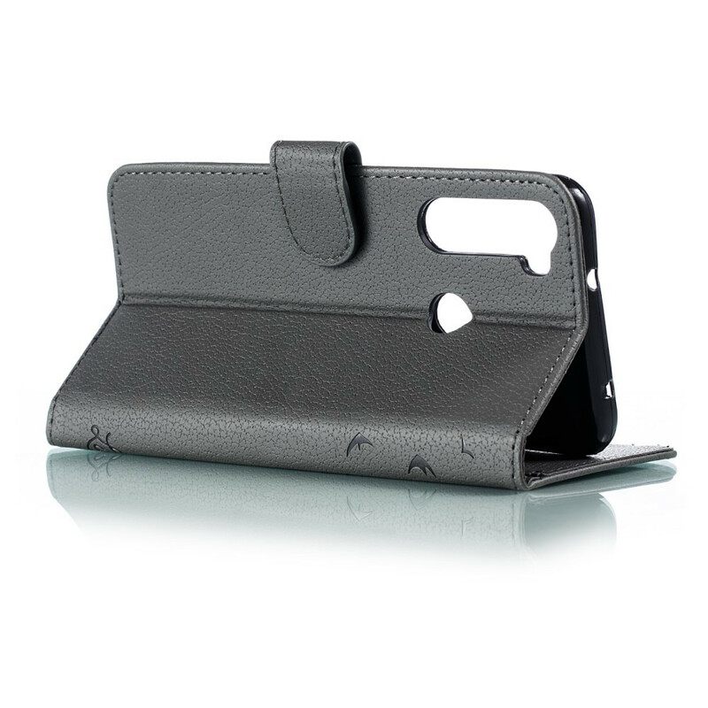 Κάλυμμα Xiaomi Redmi Note 8 Faux Leather Live Your Dream