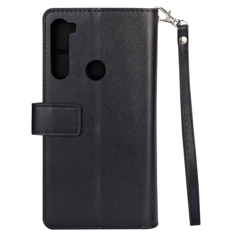 Κάλυμμα Xiaomi Redmi Note 8 Πορτοφόλι Με Κορδόνι