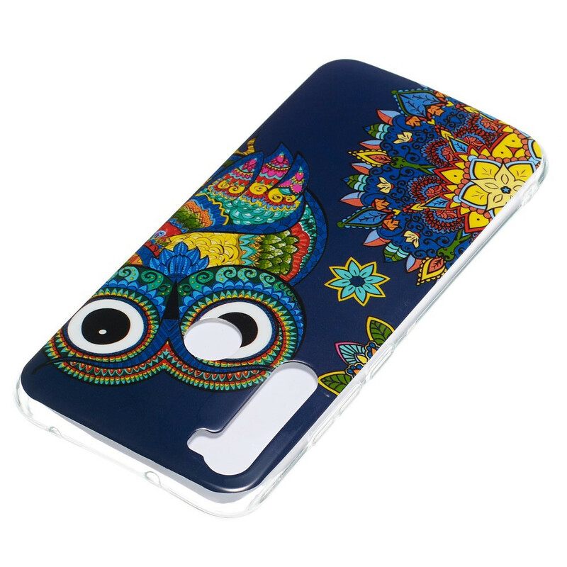 Θήκη Xiaomi Redmi Note 8 Fluorescent Owl Mandala