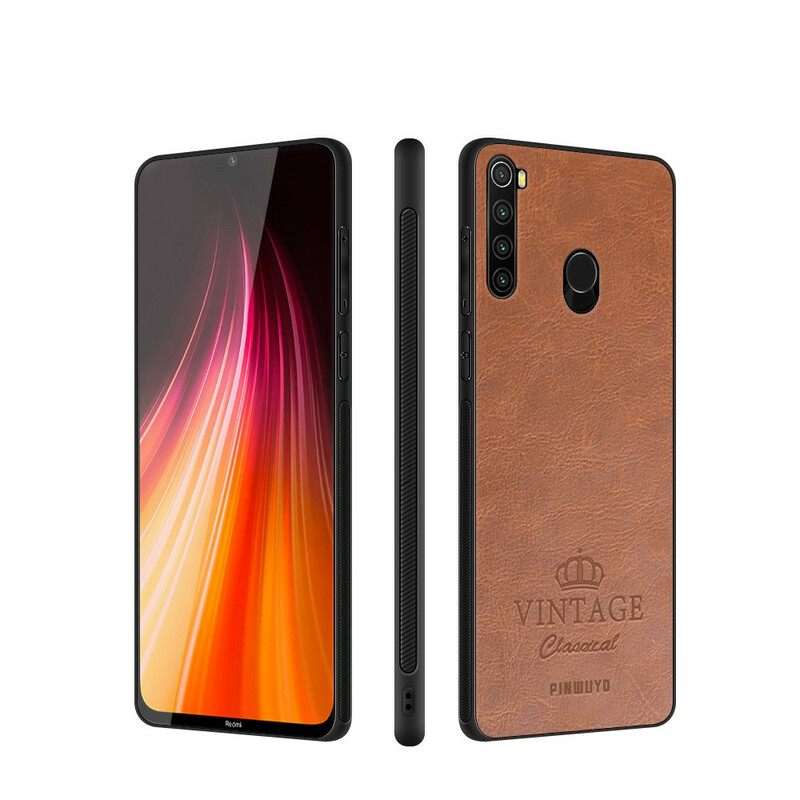 Θήκη Xiaomi Redmi Note 8 Vintage Δερμάτινο Εφέ Pinwuyo