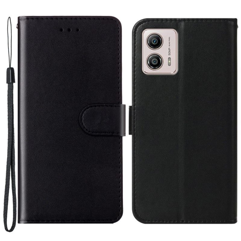 Κάλυμμα Moto G73 5G με κορδονι Απλό Με Λουράκι