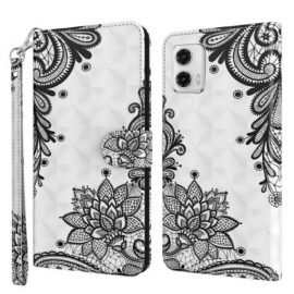 Κάλυμμα Moto G73 5G με κορδονι Strappy Lace