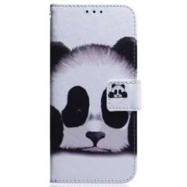 Κάλυμμα Moto G73 5G με κορδονι Strappy Panda
