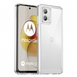 Θήκη Moto G73 5G Διαφανές Υβρίδιο