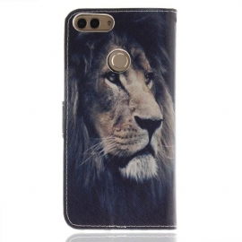 Κάλυμμα Huawei P Smart Dreaming Lion