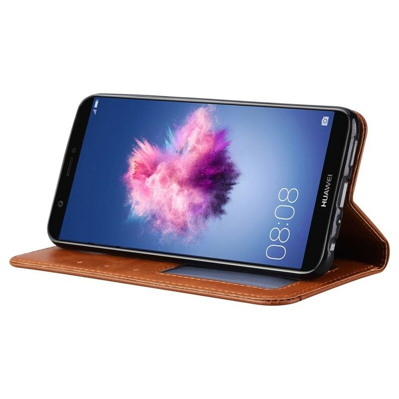 θηκη κινητου Huawei P Smart Θήκη Flip Θήκη Κάρτας Από Συνθετικό Δέρμα