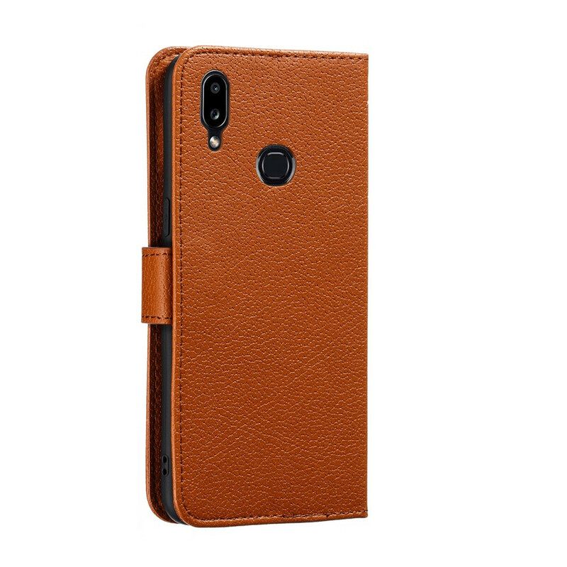 Κάλυμμα Samsung Galaxy A10s Faux Leather Live Your Dream