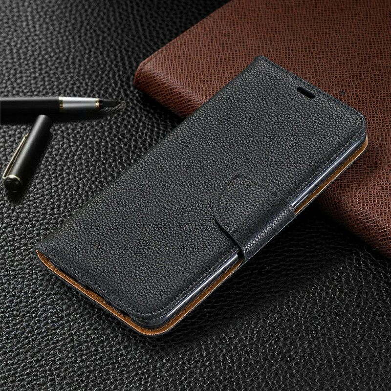 Κάλυμμα Samsung Galaxy A10s Θήκη Flip Lychee Flap Oblique
