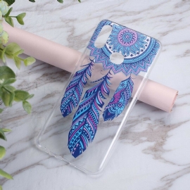 Θήκη Samsung Galaxy A10s Blue Feathers Dream Catcher