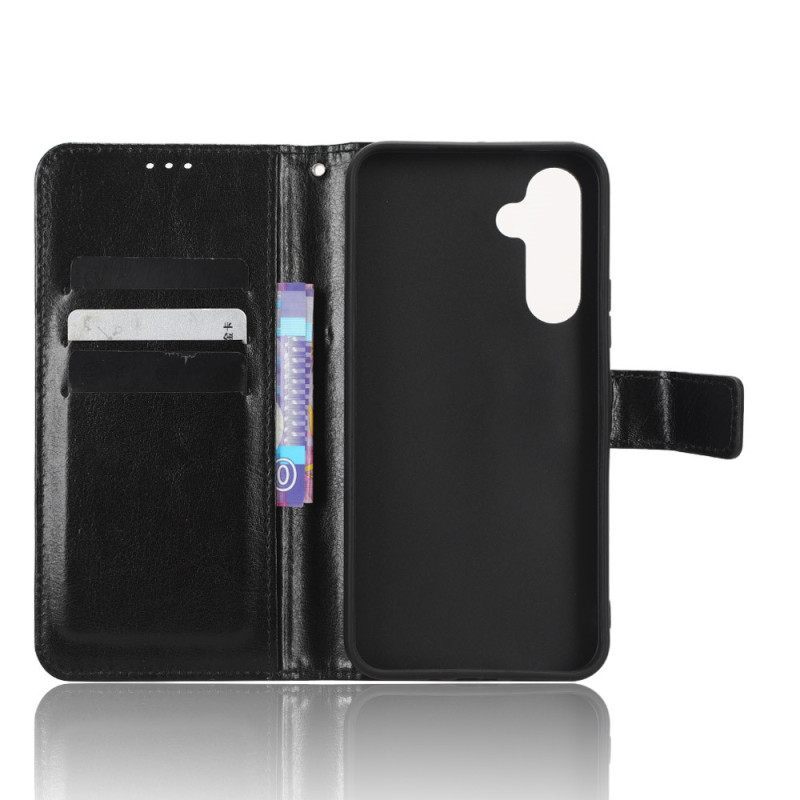 Θήκη Flip Samsung Galaxy A54 5G με κορδονι Στυλ Δερμάτινου Στιλ
