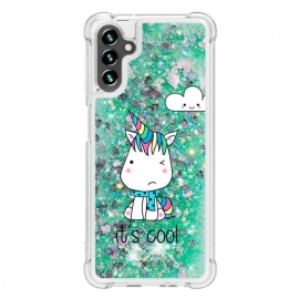 Θήκη Samsung Galaxy A54 5G Glitter Unicorns