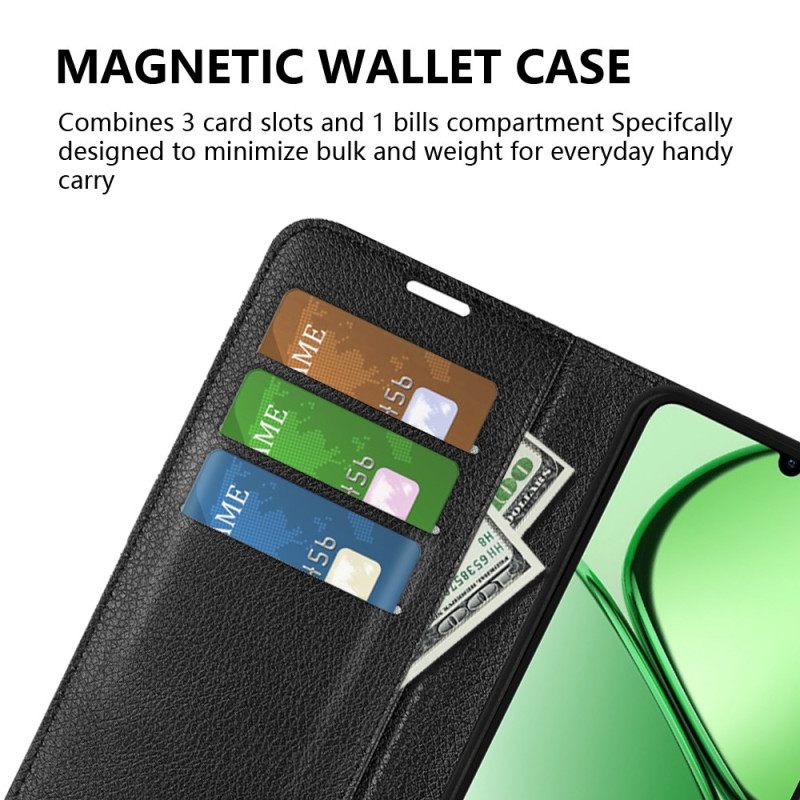 Δερματινη Θηκη Realme C63 Κλασικό Δέρμα Από Λύτσι