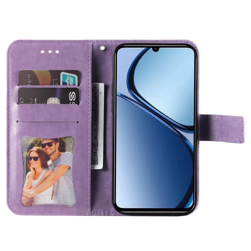 Δερματινη Θηκη Realme C63 Στάμπα Μάνταλα