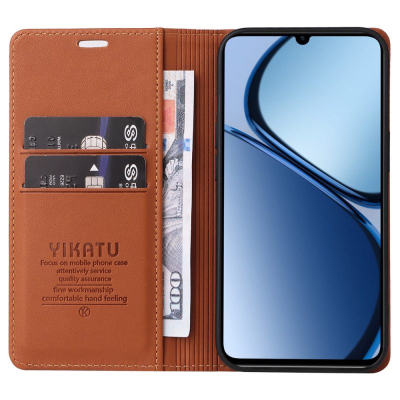 Δερματινη Θηκη Realme C63 Yikatu Σιλικόνης