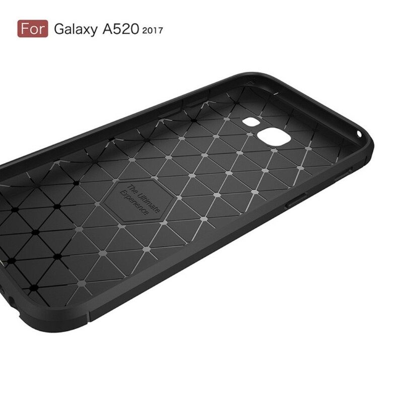 θηκη κινητου Samsung Galaxy A5 2017 Βουρτσισμένη Ίνα Άνθρακα