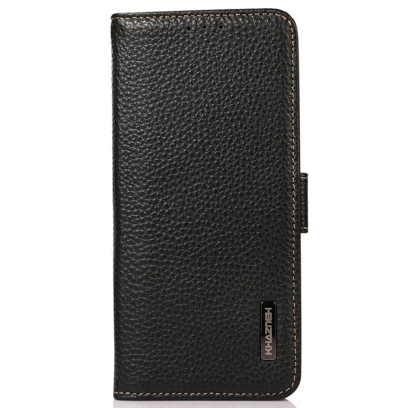 Κάλυμμα Xiaomi Redmi Note 11 / 11S Litchi Leather Khazneh Rfid