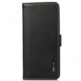 Κάλυμμα Xiaomi Redmi Note 11 / 11S Litchi Leather Khazneh Rfid