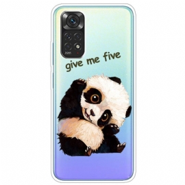 θηκη κινητου Xiaomi Redmi Note 11 / 11S Διαφανές Panda Δώσε Μου Πέντε